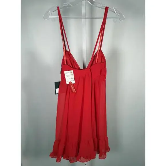 Ieena for Mac Duggal 70194 Red Mini Dress Size US 4 NWT - Picture 5 of 9